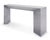 Modern stainless steel Console table designed by Greg Sheres. The "Naples" console table is a handsome sculpture that can...