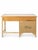 Cream 1970s Broyhill Faux Bamboo Writing Desk With Cane-Back Chair For Sale - Image 8 of 8