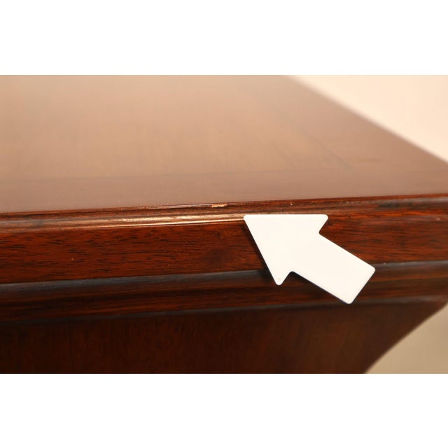 Ethan Allen Townhouse Collection Burlwood Bombe Chest For Sale - Image 14 of 18