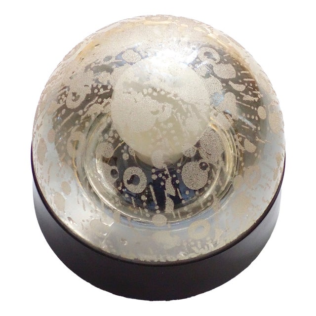 Vintage Space Age Spherical Ceiling Light in Bakelite and Glass from Teka, 1970s For Sale