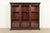 R. J. Horner Style American Empire Carved Mahogany Glass Front Triple Bookcase Cabinet, Circa 1890s For Sale - Image 13 of 13