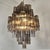 1990s Large Brown Tronchi Murano Glass, Mid Century Chandelier For Sale - Image 4 of 15