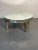 Art Deco Style Distressed Mirrored Circular Coffee / Cocktail / Low Table A sleek and stylish coffee or cocktail table of...