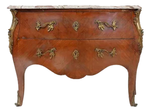 French Louis XV Bombe Commode