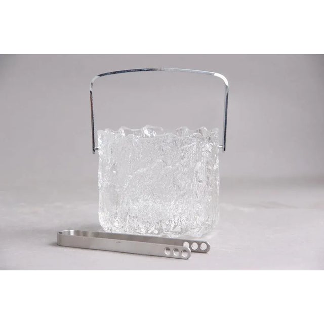 Ice bucket of Littala, design of the 1970s. Grip made of chrome -plated metal. The ice bucket was designed in Finland by...