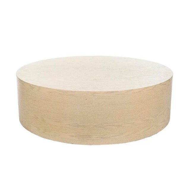 Contemporary Custom Made Stained Wood Coffee Table For Sale - Image 3 of 3