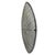 Vintage elongated black and antiqued white carved wood Zulu shield. Traditional South African Zulu shields date back to...