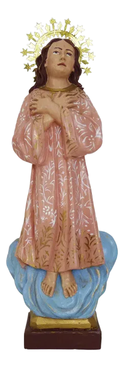 Virgin Mary Plaster Statue by J. M. Cosamo, 2004