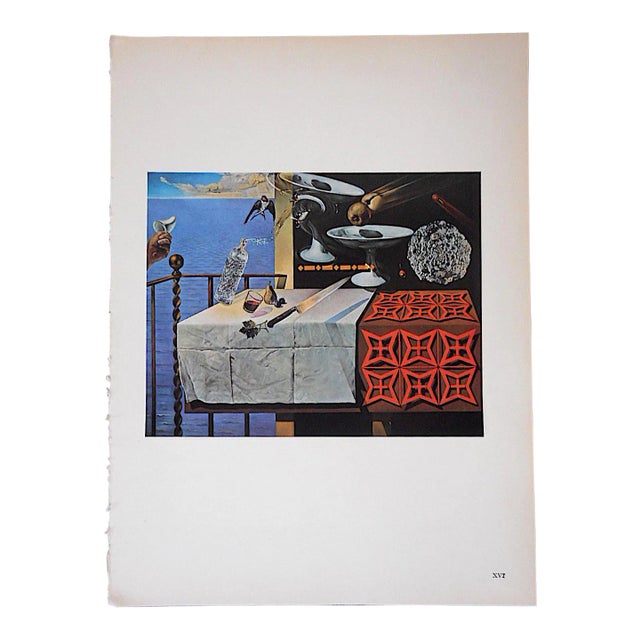 Vintage Ltd. Ed. Surrealist Lithograph-Salvador Dali-France-1957-"Nature Morte Vivante" For Sale