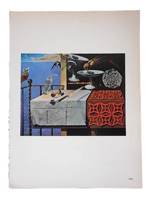 Vintage Ltd. Ed. Surrealist Lithograph-Salvador Dali-France-1957-"Nature Morte Vivante"