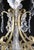French Antique Louis XV Crystal & Brass Chandelier For Sale - Image 3 of 12