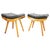Mid-Century Maple Stools, Former Czechoslovakia, 1960s, Set of 2 For Sale - Image 9 of 9