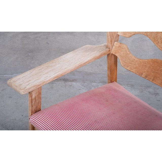 Vintage Razor Blade Oak Chair by Henning Kjærnulf for Nyrup Furniture Factory, 1960s For Sale - Image 3 of 10