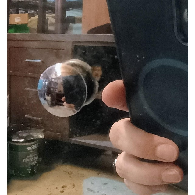 This 1940s Hart bevel and frameless wall mirror is ready to hang in your home. Prepared by the Mirror Manufacturer's...