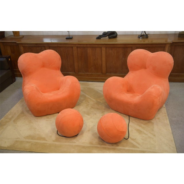 1990s Mamma Chairs with Ottomans by Gaetano Pesce, 1990s, Set of 4 For Sale - Image 5 of 8