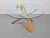 1990s Postmodern Cross Leg Coffee Table in Wood, Stainless Steel and Glass, Italy, 1990s For Sale - Image 5 of 8