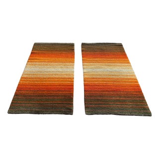 Small Rugs in Wool attributed to Desso, 1970s, Set of 2 For Sale