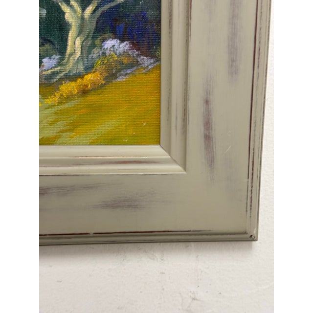 Impressionist Tree in Grove Painting, Framed For Sale - Image 11 of 12