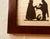 American 1980s Cecil Cox Hand-Cut Scissor Silhouette on Early 1900s Sc Ledger in Faux-Grained Frame For Sale - Image 3 of 12