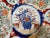 Vintage Scalloped Edge Imari Bowl Decorated With Colorful Floral Patterns & Butterflies From Japan - Circa 1940 For Sale In Dallas - Image 6 of 12