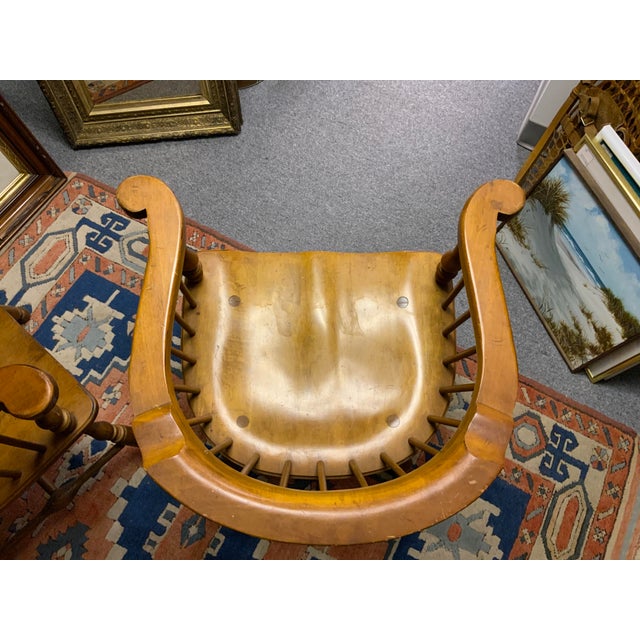 Late 20th Century 20th Century Captains Chairs-Pair For Sale - Image 5 of 11