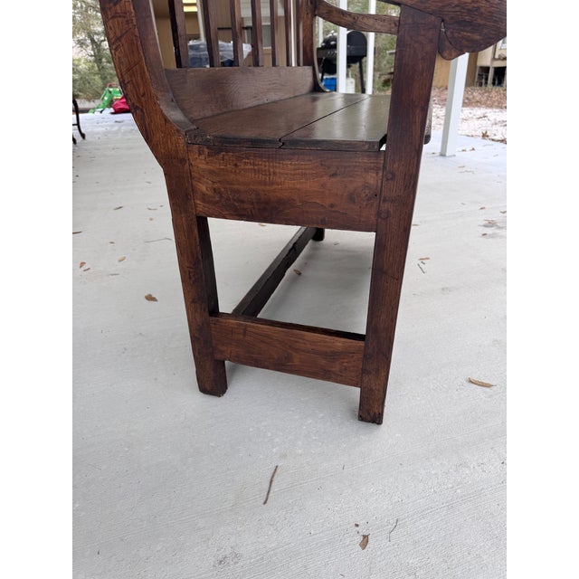 18th Century French Banc De Chimney / Fire Place Bench For Sale - Image 11 of 12