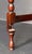 Wood English Sutherland Drop-Leaf Table of Mahogany Upon Turned Bobbin Legs For Sale - Image 7 of 9