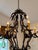 Create a dramatic focal point with this substantial Gothic Revival-inspired chandelier, featuring an intricately crafted...