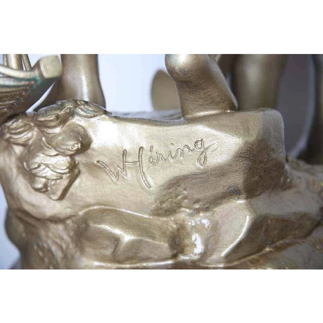 Young Couple Figurine Group by W. Hering For Sale - Image 6 of 7