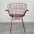 1960s Mid-Century Modern Red Painted Steel Wire Chair, Sweden, 1960s For Sale - Image 5 of 12