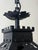 Antique Gothic Revival Wrought Iron Castle Chandelier with Turrets, 1910 For Sale - Image 16 of 18