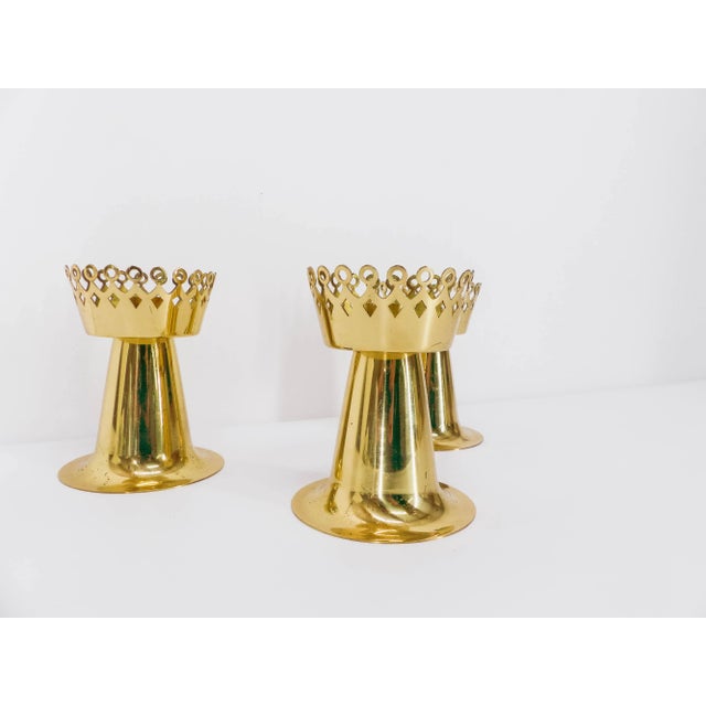 L159 Candlesticks by Hans-Agne Jakobsson, 1960s, Set of 3, in Good conditions. Designed 1960 to 1969 This piece has an...