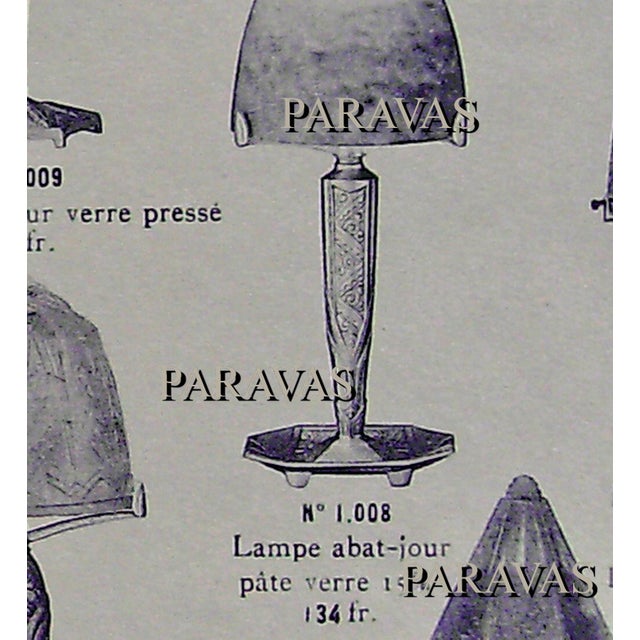 French Art Deco Lamp by P. Maynadier 1930s France - A Pair For Sale - Image 11 of 12