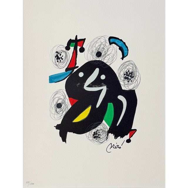 Joan Miró, La Mélodie Acide, Planche IV, 1980, Lithograph For Sale - Image 4 of 7