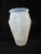Art Deco Sabino Paris Manta Raie Ray Sculpted Flower Blue Opalescent Glass Vase For Sale - Image 3 of 14