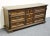 STANLEY FURNITURE Ranchero Collection Rustic Southwestern Oak 64" Triple Dresser 2955-05 30.5" High 64" Wide 18" Deep We...