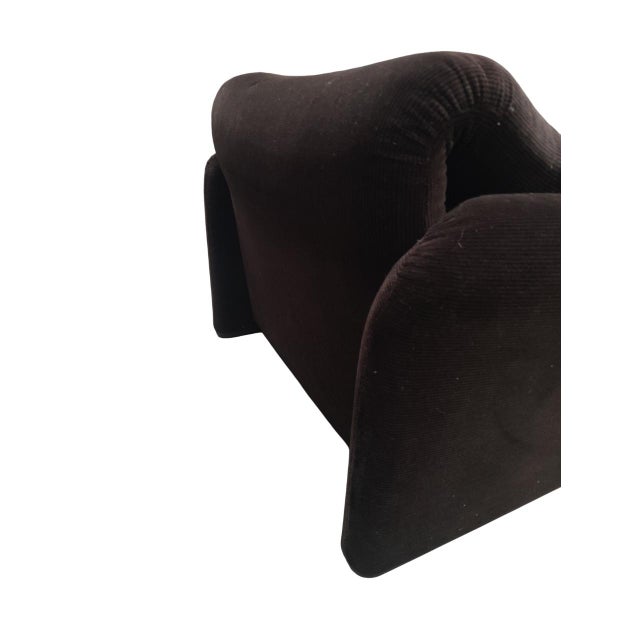 Set of Maralunga Armchair and Ottoman by Vico Magistretti for Cassina, Italy, 1973 For Sale - Image 6 of 18
