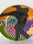 Ceramic 1980s Lois Barton Hand-Painted Figurative Modernist Art Ceramic Decorative Plate For Sale - Image 7 of 12