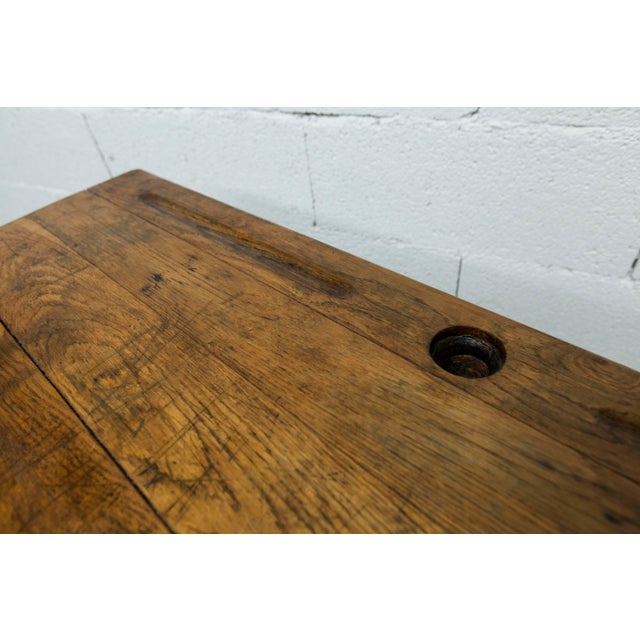 Wooden School Desk, 1960s For Sale - Image 6 of 18
