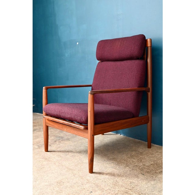 1960s Scandinavian Danish Lounge Chair from Grete Jalk, 1960s For Sale - Image 5 of 18