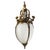 French Art Nouveau Brass and Etched Glass Lantern Pendant Light, 1920s For Sale - Image 12 of 12