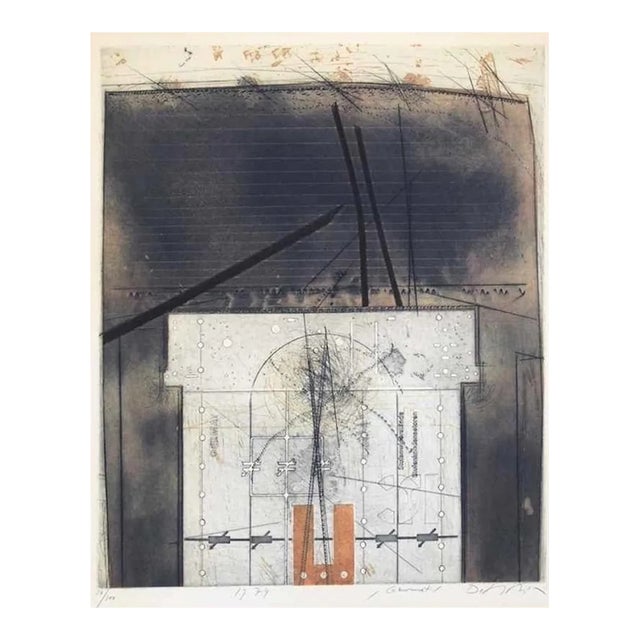 Germat - Original Etching by Karl Fred Dahmen 1974 For Sale