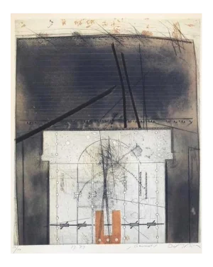Germat - Original Etching by Karl Fred Dahmen 1974