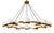 Large Ring Ceiling Lamp with Spheres from Stilnovo, 1950s For Sale