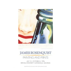 1992 James Rosenquist 'Hey, Let's Go for a Ride' Pop Art Multicolor USA Offset Lithograph