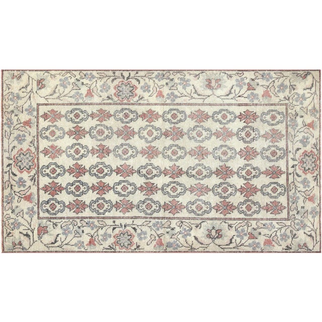 1960s Turkish Oushak Rug For Sale