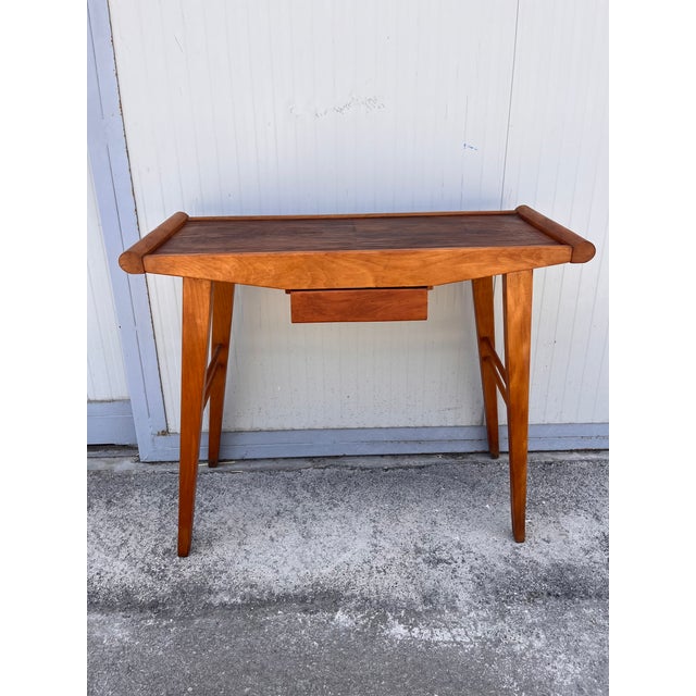 Vintage Console Table with Mirror, 1950s, Set of 2 For Sale - Image 15 of 16