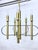 Chandelier in Brass, Chrome and Glass from Sciolari, 1960s For Sale - Image 6 of 11