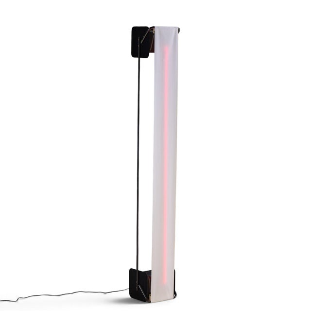George Kovacs Mid 20th Century Dan Chelsea and Rudi Stern for George Kovacs Mid Century Modern Neon Torchiere Floor Lamp For Sale - Image 4 of 8
