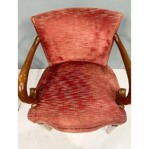 1930s Regency Revival Armchairs in Mahogany, 1930s, Set of 2 For Sale - Image 5 of 9